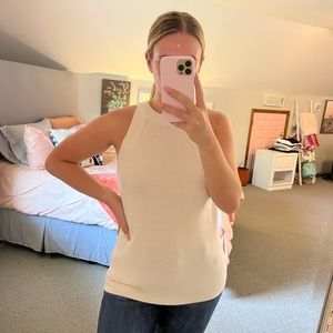 Off white tank top sweater